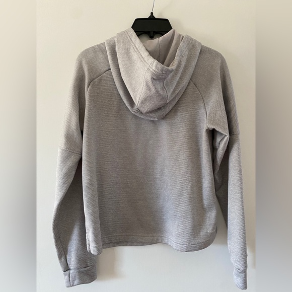 Adidas Cropped Hoodie in Grey - Picture 2 of 3